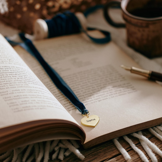 Velvet Ribbon Personalised Bookmark