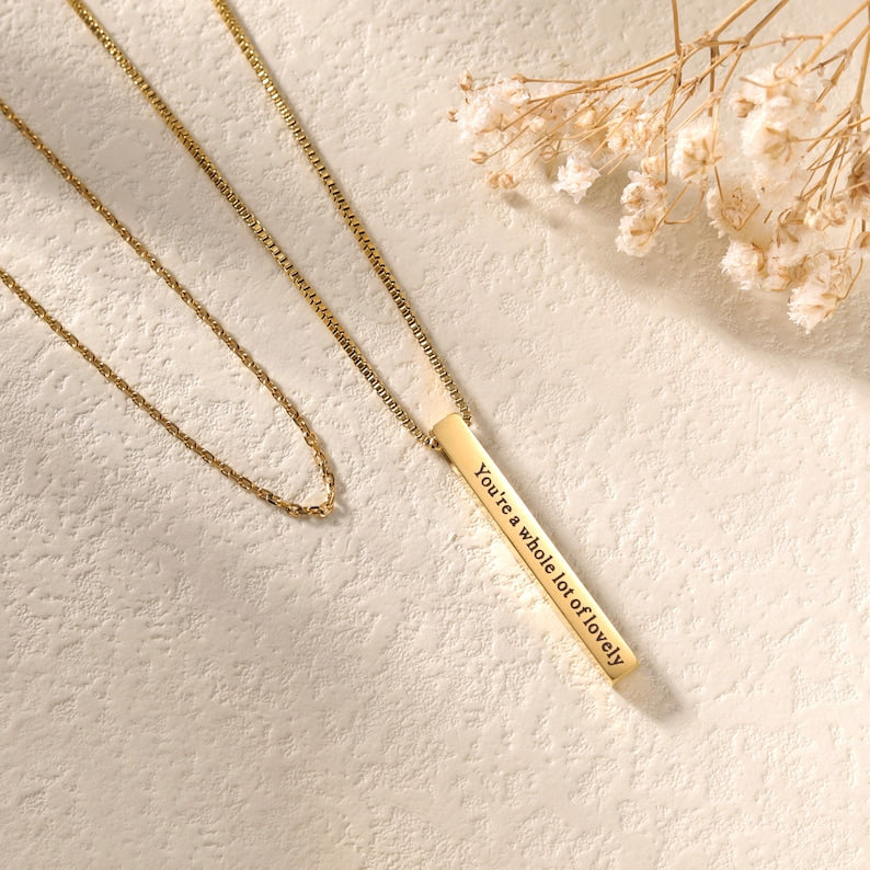 Custom Coordinates Necklace