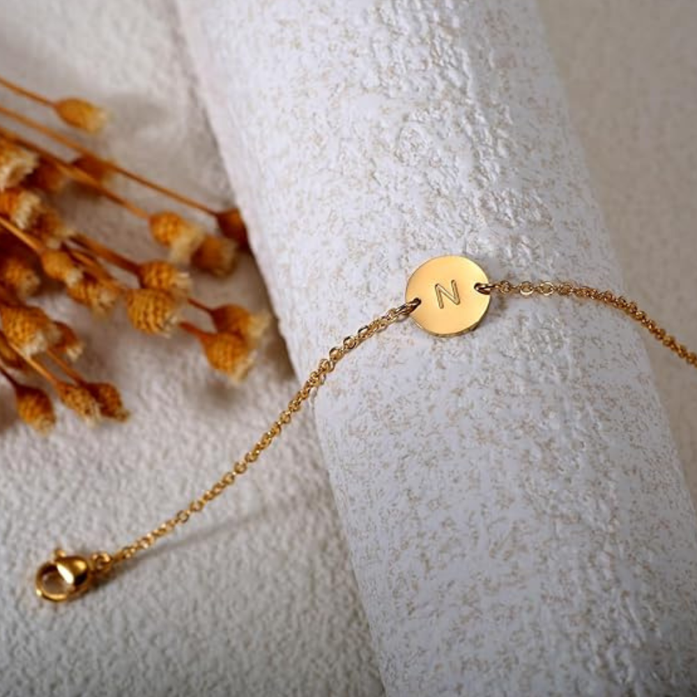 Initial Charm Bracelet