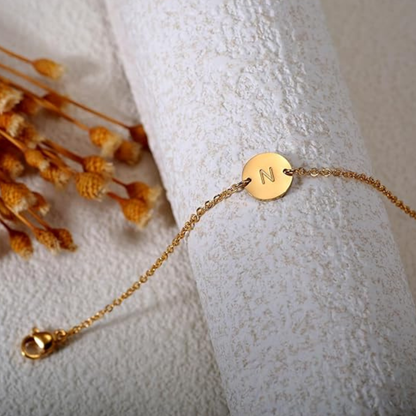 Initial Charm Bracelet