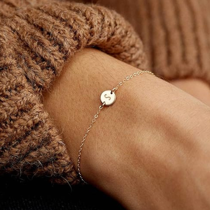 Initial Charm Bracelet
