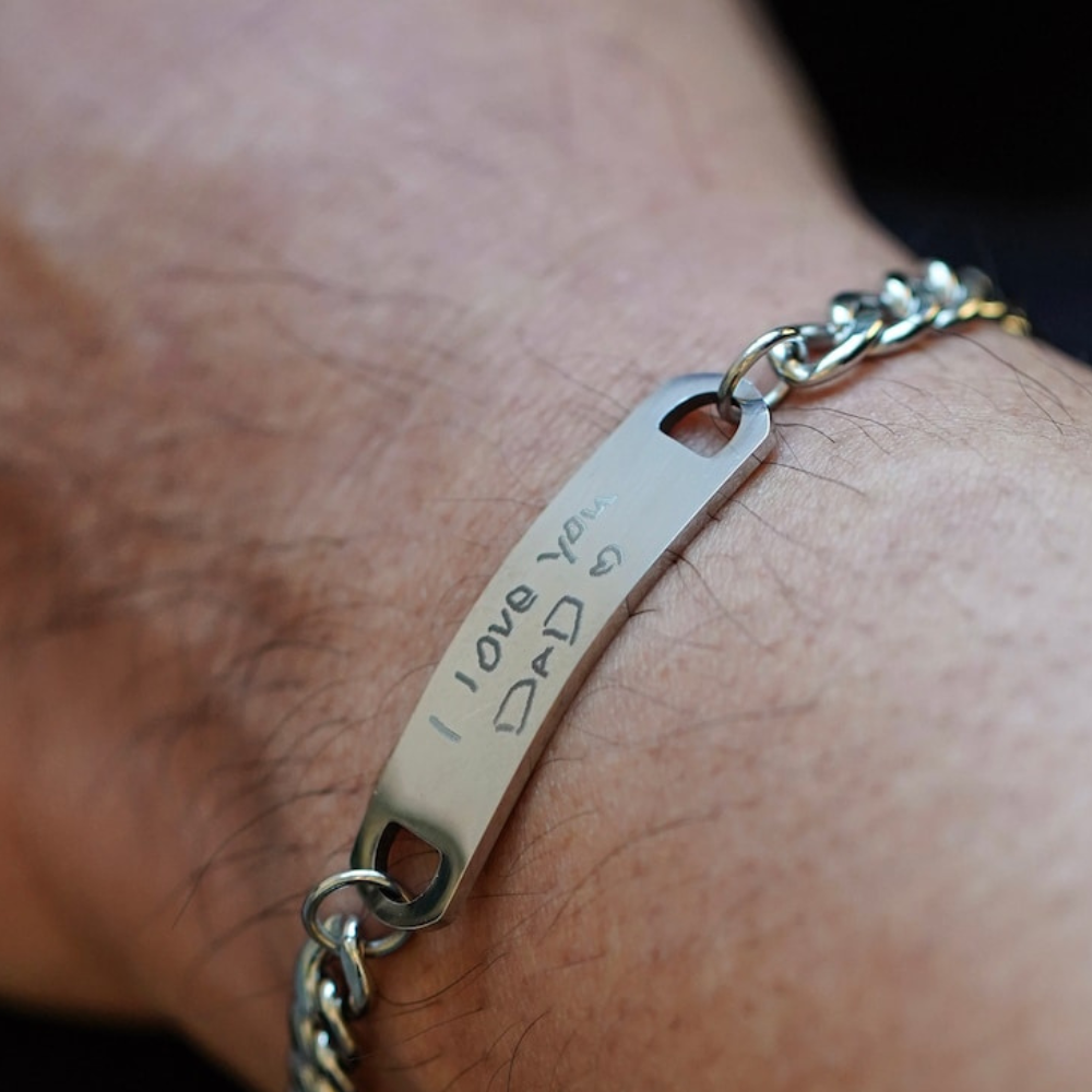 Personalized Handwriting Bracelet