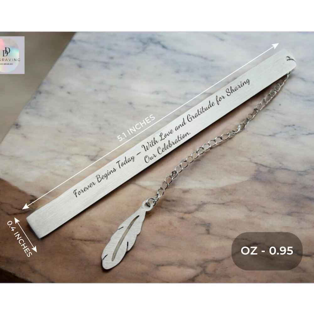 Personalized Metal Bookmark