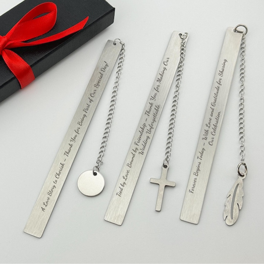 Personalized Metal Bookmark