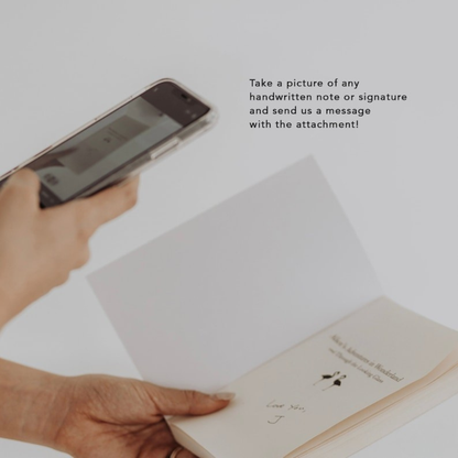 Personalized Childrens Handwriting Keychain