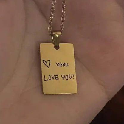 Custom Necklace - Handwriting